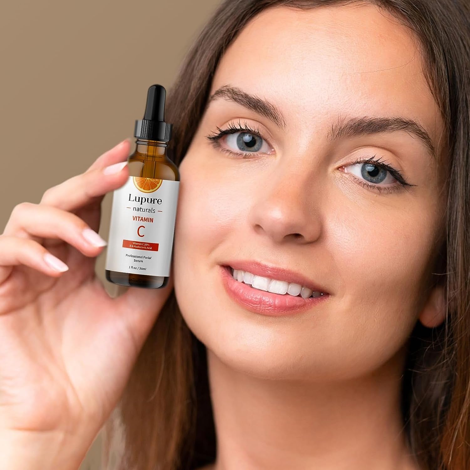 Professional Vitamin C Face Serum 20%, anti Aging Facial Super Vit C Serum with Hyaluronic Acid & Vitamin E for Dark Spots, Skin Care, Christmas Gift & Stocking Stuffers | 1 Fl. Oz