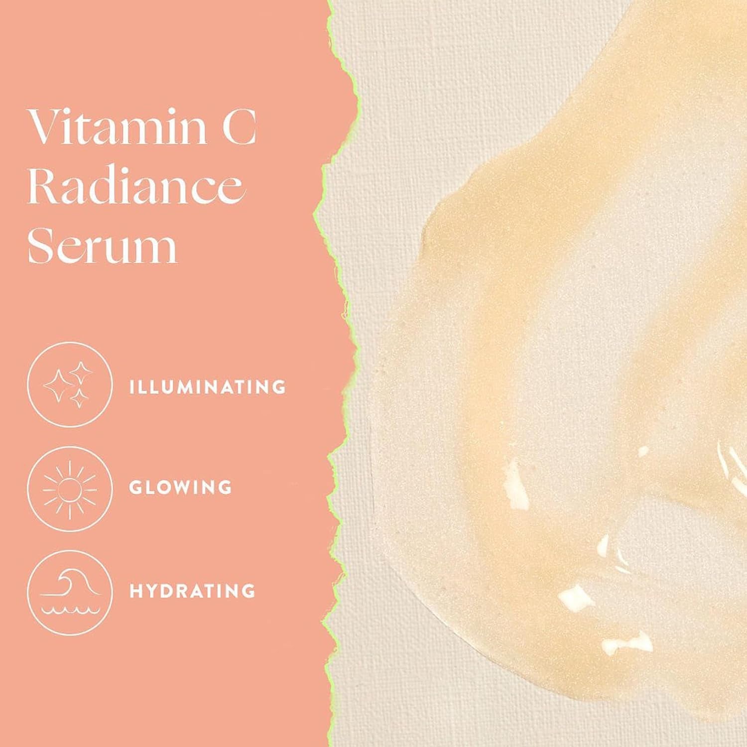 Vitamin C Radiance Brightening Serum | Improves Skin Tone + Complexion | Vitamin C, Pearl, Hyaluronic Acid | EWG Verified + Cruelty Free | 1 Fl Oz