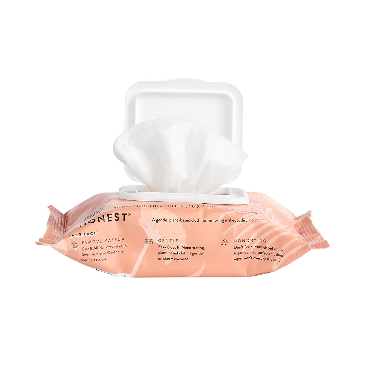 Makeup Remover Facial Wipes | EWG Verified, Plant-Based, Hypoallergenic | 30 Count 3 Pack
