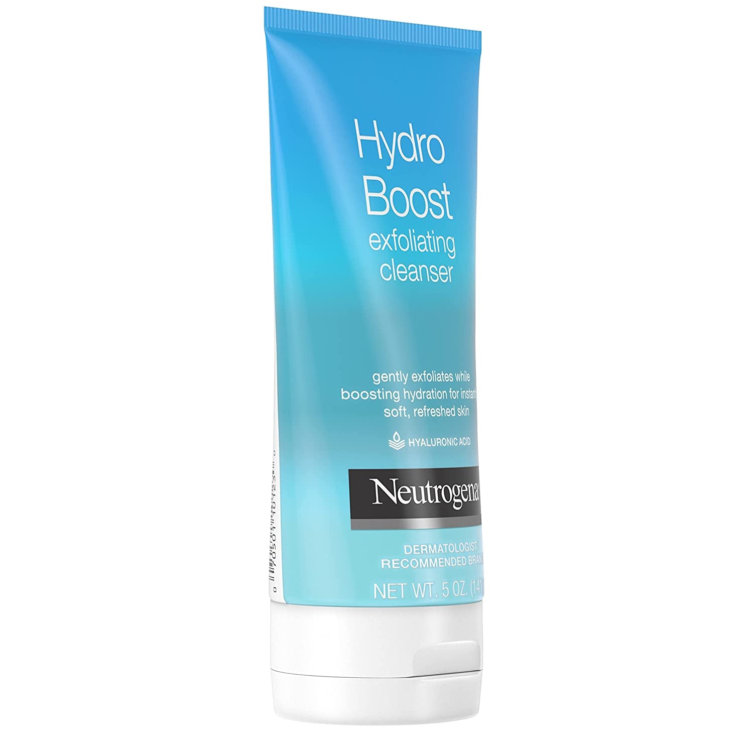 Hydro Boost Gentle Exfoliating Daily Facial Cleanser with Hyaluronic Acid, Clinically Proven to Increase Skin'S Hydration Level, Non-Comedogenic Oil-, Soap- & Paraben-Free, 3 X 5 Oz