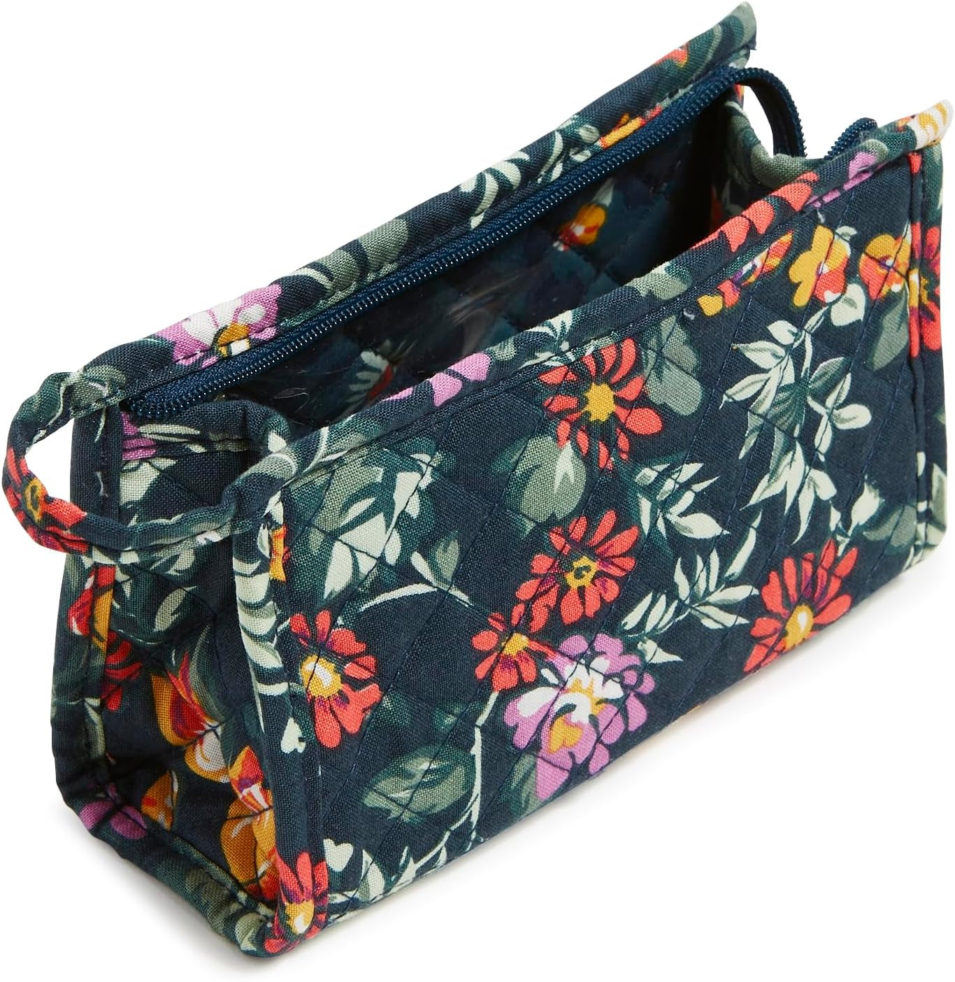 Women'S Cotton Mini Trapeze Cosmetic Makeup Organizer Bag