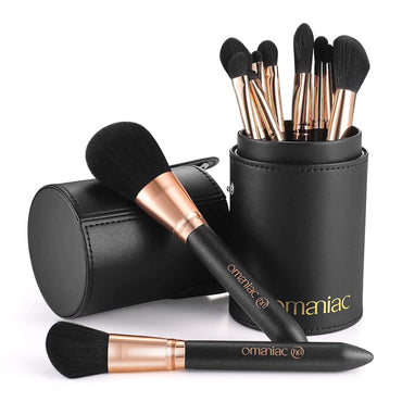 ® Makeup Brushes Set Professional (12Pcs), Premium Synthetic Powder, Eyeshadow, Blush, Foundation, Blending, Full Face Make up Brushes Set with Holder, Perfect Birthday Gifts for Women.