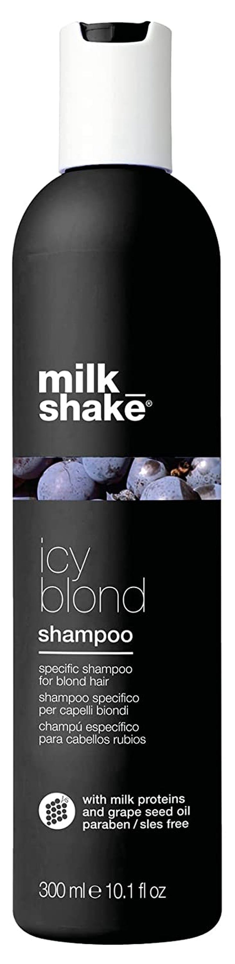 Icy Blond Shampoo - Black Pigment Shampoo for Very Light Blond and Platinum Hair, 10.1 Fl Oz (300 Ml)