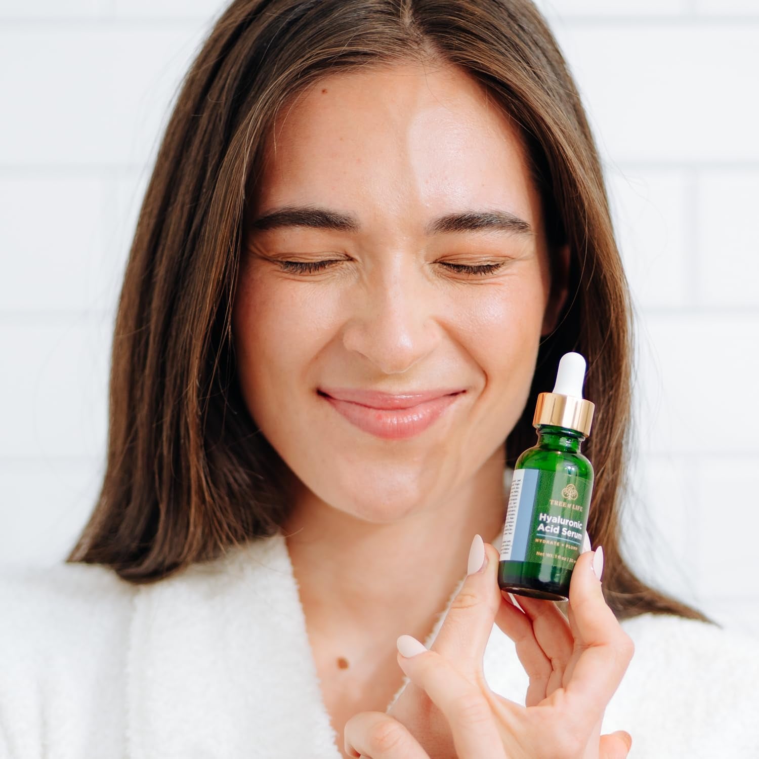 Tree of Life Vitamin C and Hyaluronic Acid Facial Serum Duo, Smoothing and Renewing, Dermatologist-Tested - 2- Skin Care Set