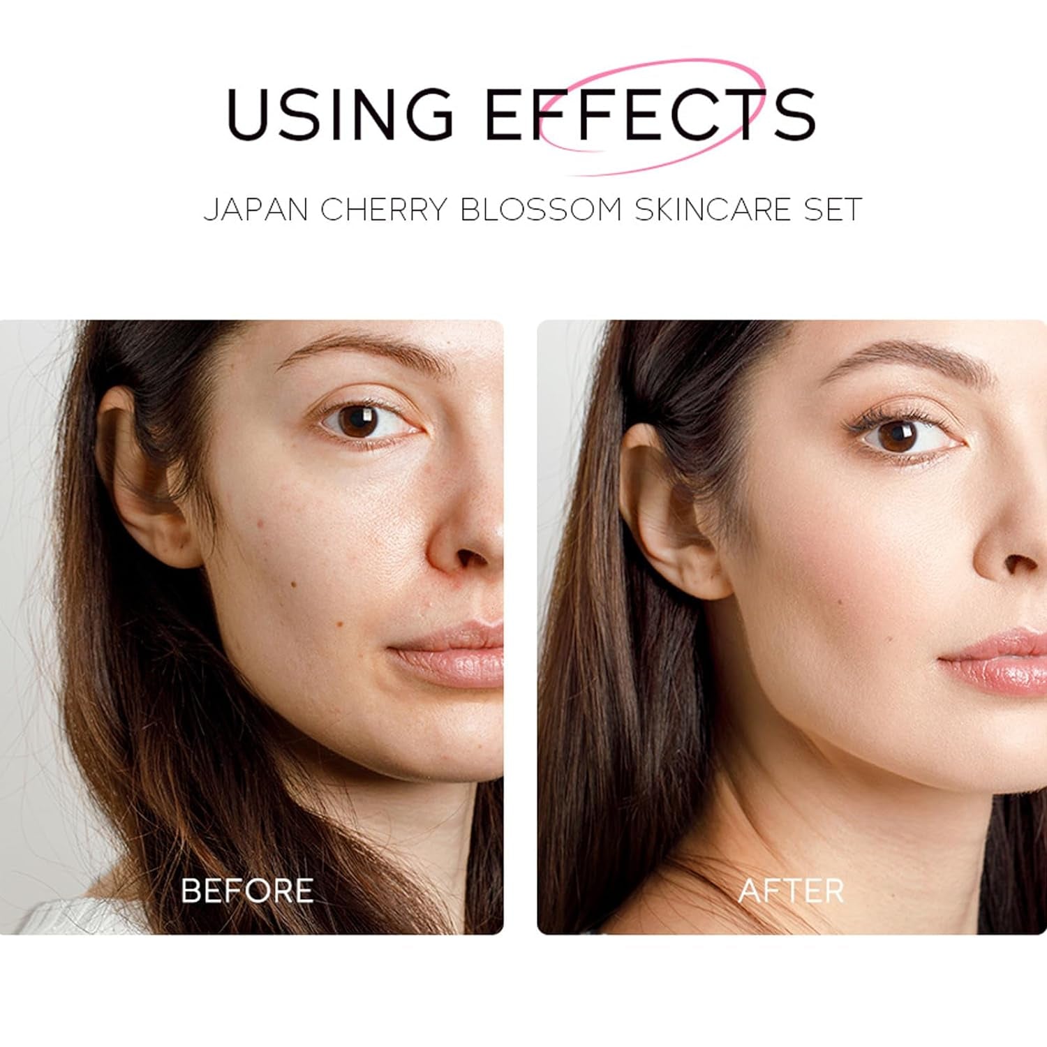 Sakura Face Care Set for Women, 17Pcs Moisturizing Skin Care Set Include Sakura Cream, Cleanser, Serum, Toner, Eye Cream, Lip Mask, Mud Mask, Sleeping Mask, Skin Care Routine for Daily Beauty Care