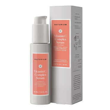 Vitamin C Complex Face Serum, Anti-Aging Facial Treatment with Hyaluronic Acid & Vitamin E, 1 Oz