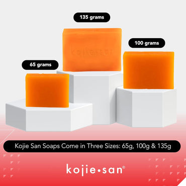 Skin Brightening Soap – the Original Kojic Acid Soap That Reduces Dark Spots, Hyper-Pigmentation, & Other Types of Skin Damage – 100G X 3 Bars