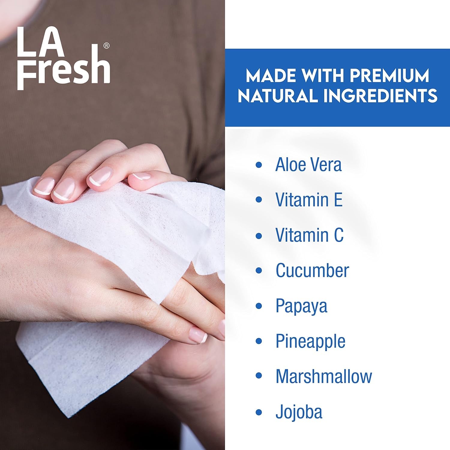 Oil-Free Face ‘N’ Hand Refresher Wipes, Made with Natural Japanese Yuzu Scent, Pack of 50 Individually Wrapped Cleansing Wipes, Travel Essentials