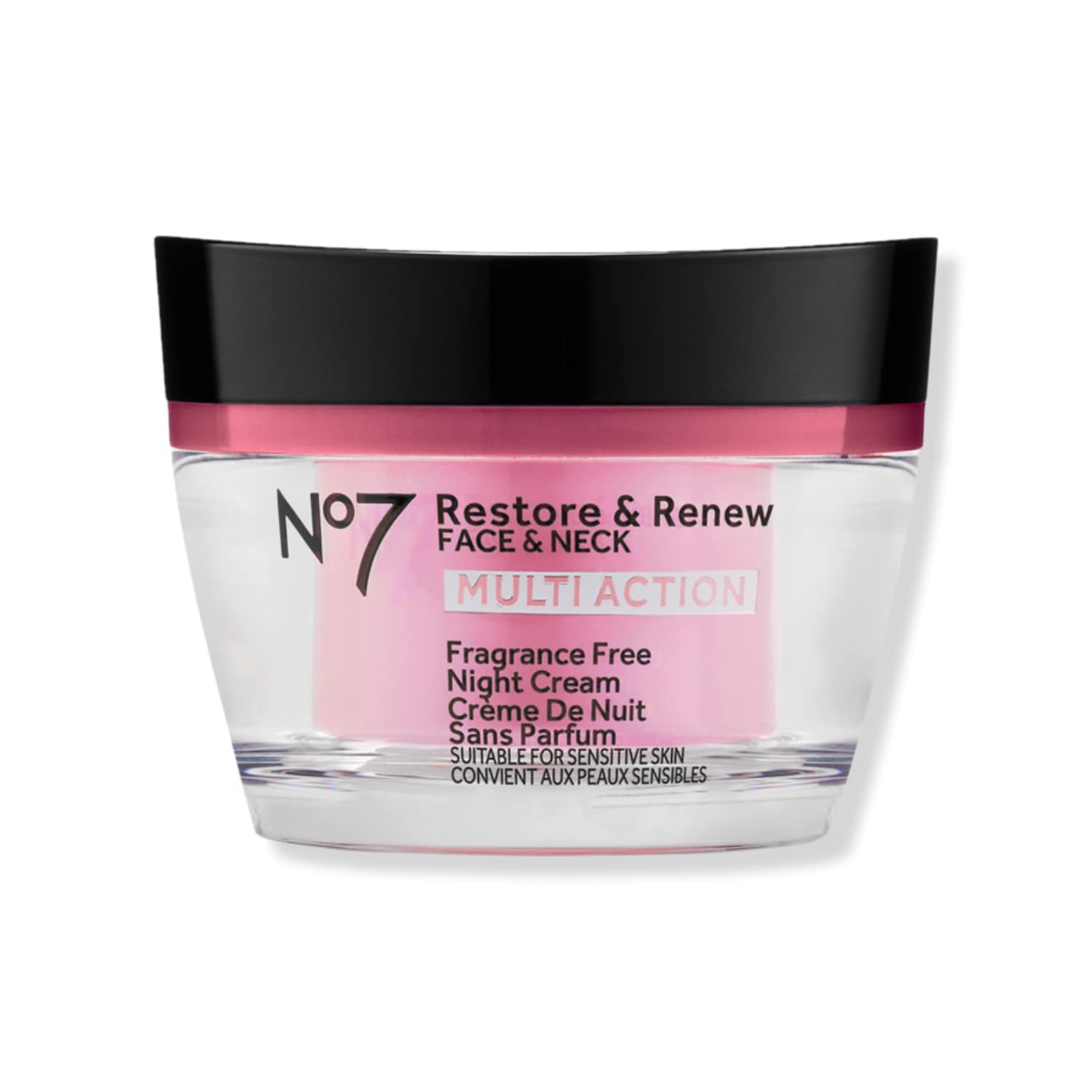 Restore & Renew Multi Action Face & Neck Night Cream - Collagen Peptide Anti-Aging Face Cream - Hydrating Hyaluronic Acid + Skin Firming Fragrance-Free (50Ml)