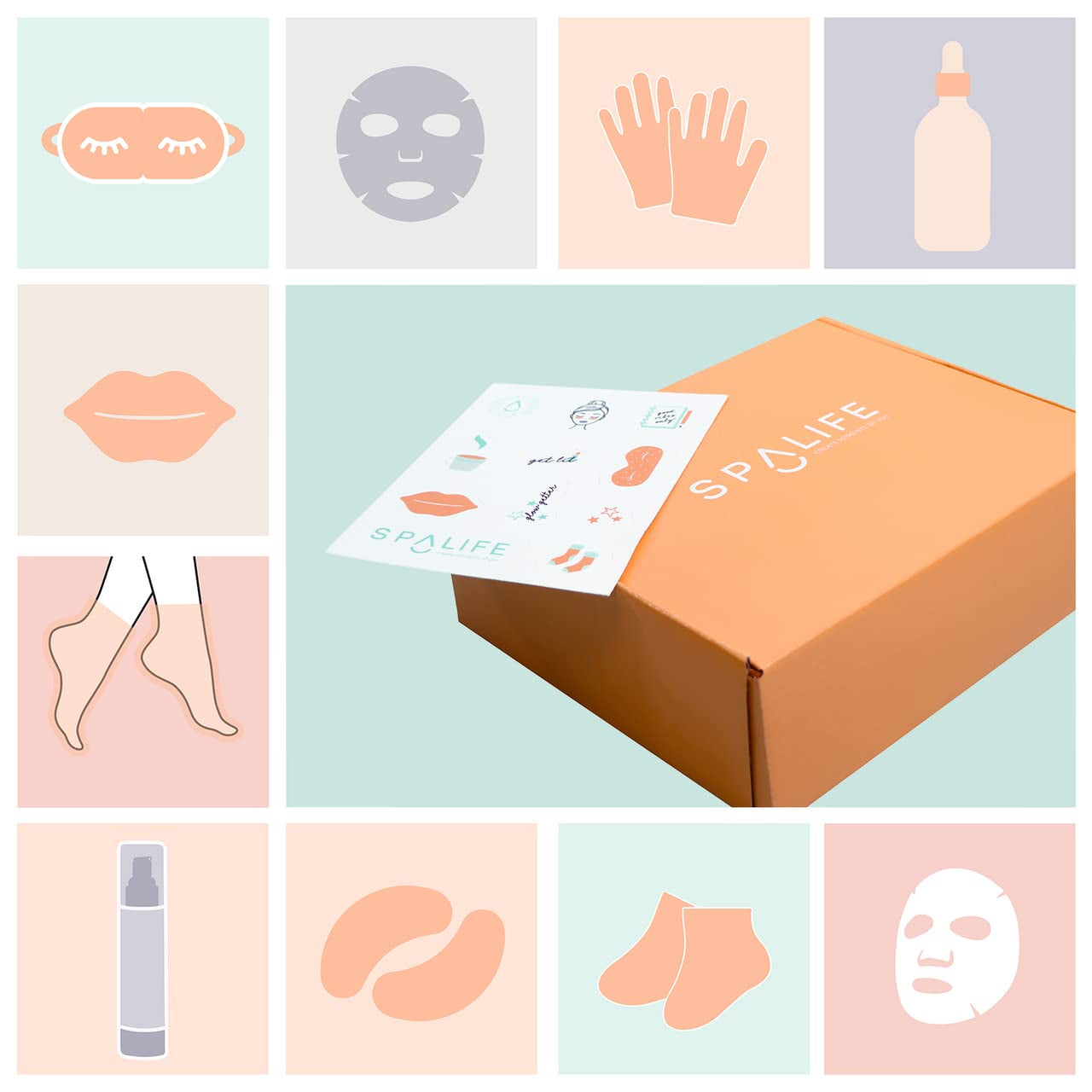 Spa Life Beauty and Skin Care Assorted Box Gift Set