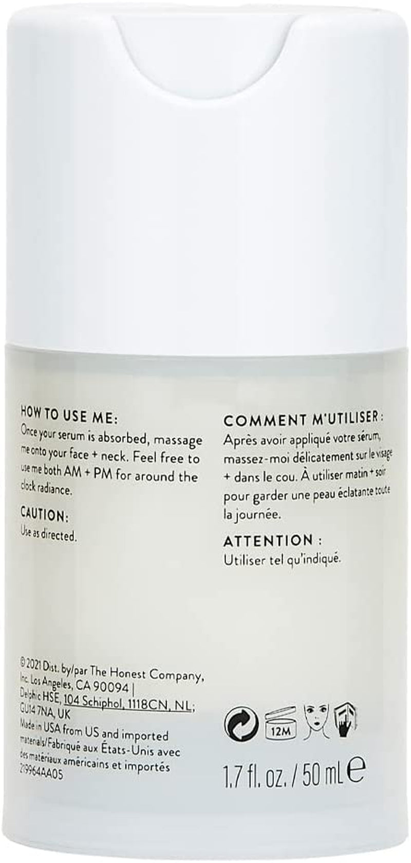 Everyday Radiance Vitamin C Moisturizer | Improves Skin Tone | Vitamin C, Niacinamide, Pearl | EWG Verified, Vegan + Cruelty Free | 1.7 Fl Oz