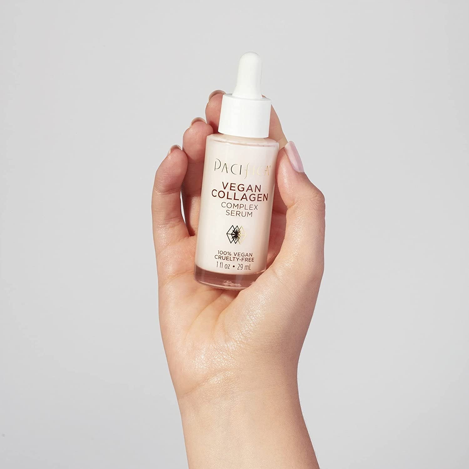 Beauty Vegan Collagen Complex Serum, Hyaluronic Acid, Hydrating & Moisturizing for Aging and Dry Skin, 100% Vegan & Cruelty Free, Sulfate, Silicone + Paraben Free