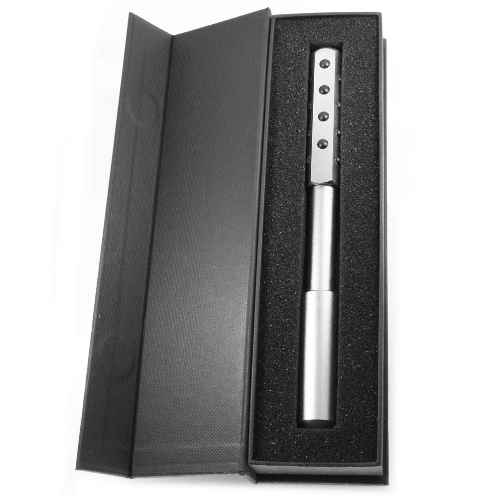 Beauty Masseager Germanium Roller Facial Body Skin Care Uplifting Tool,Tighten Face Neck Skin, Reduce Wrinkles and Eye Pouches (Silver)