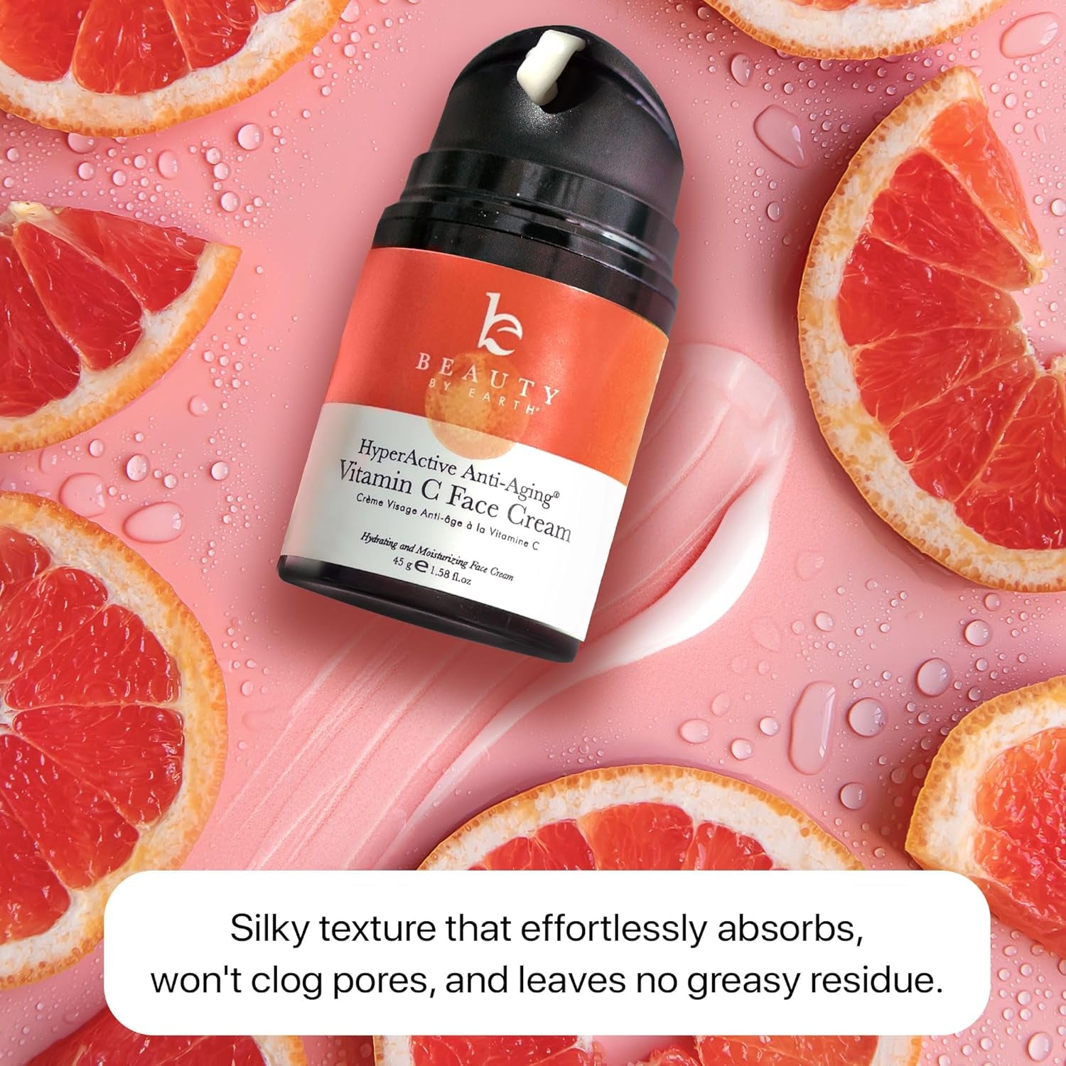 Hyperactive anti Aging Vitamin C Face Cream - Made in USA with Natural & Organic Ingredients, Face Moisturizer for Women & Men, Day & Night Cream, anti Wrinkle Face Skin Lotion