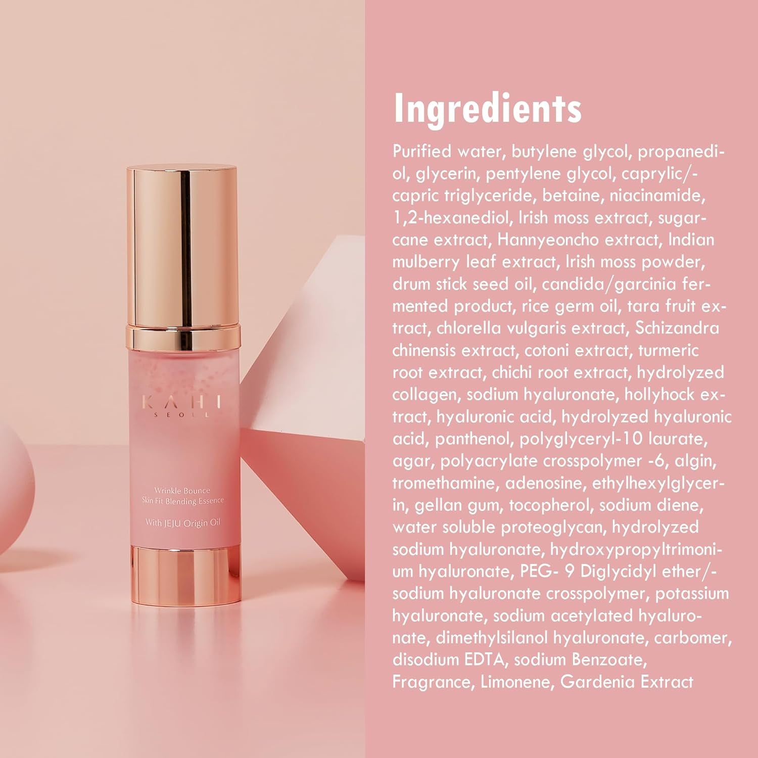 Wrinkle Bounce Skin Fit Blending Korean Essence | Daily Face Moisturizer for Dry Skin & Combination | Hydrating Face Moisturizer Skin Essence Water Face Care for Women & Men 1.01 Fl Oz