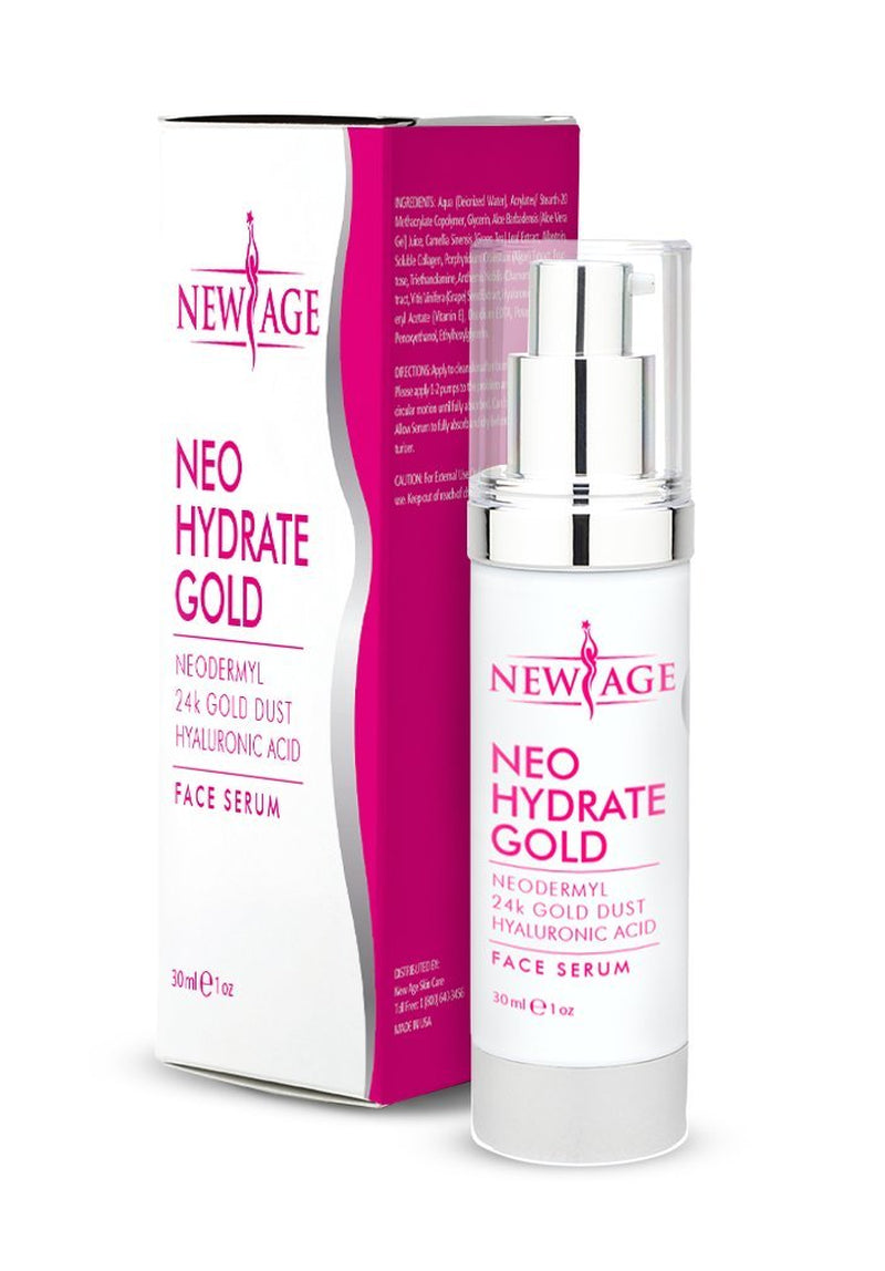 Skin Care Beauty Box (Set of 3) Gift Set Vitamin C and Hyaluronic Kit Eye Serum Neo Hydrate Gold Face and Neck Serum Advanced Anti-Wrinkle Cream anti Aging Retinol Moisturizer