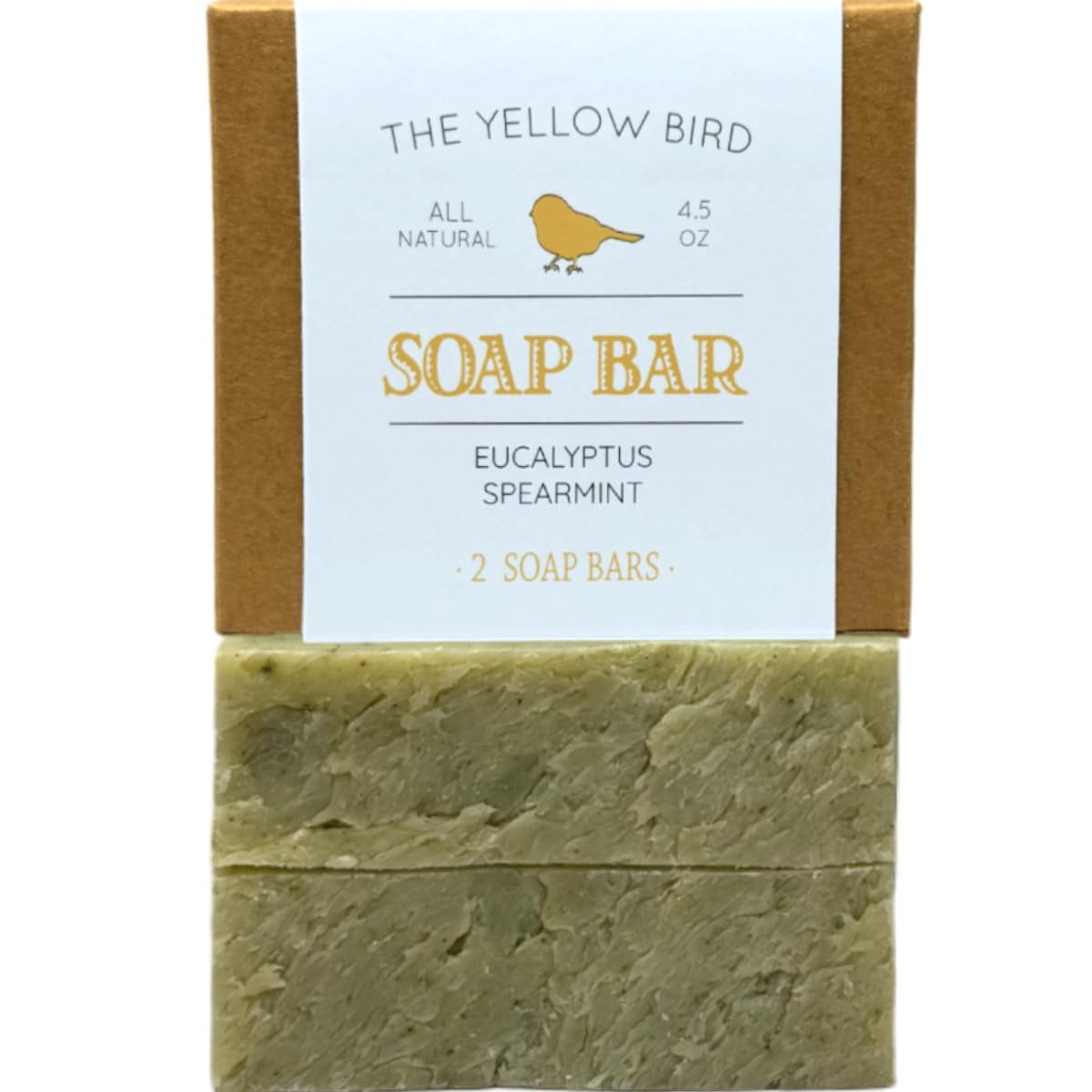 Natural Bar Soap (Eucalyptus Spearmint, 2 Bar Pack)