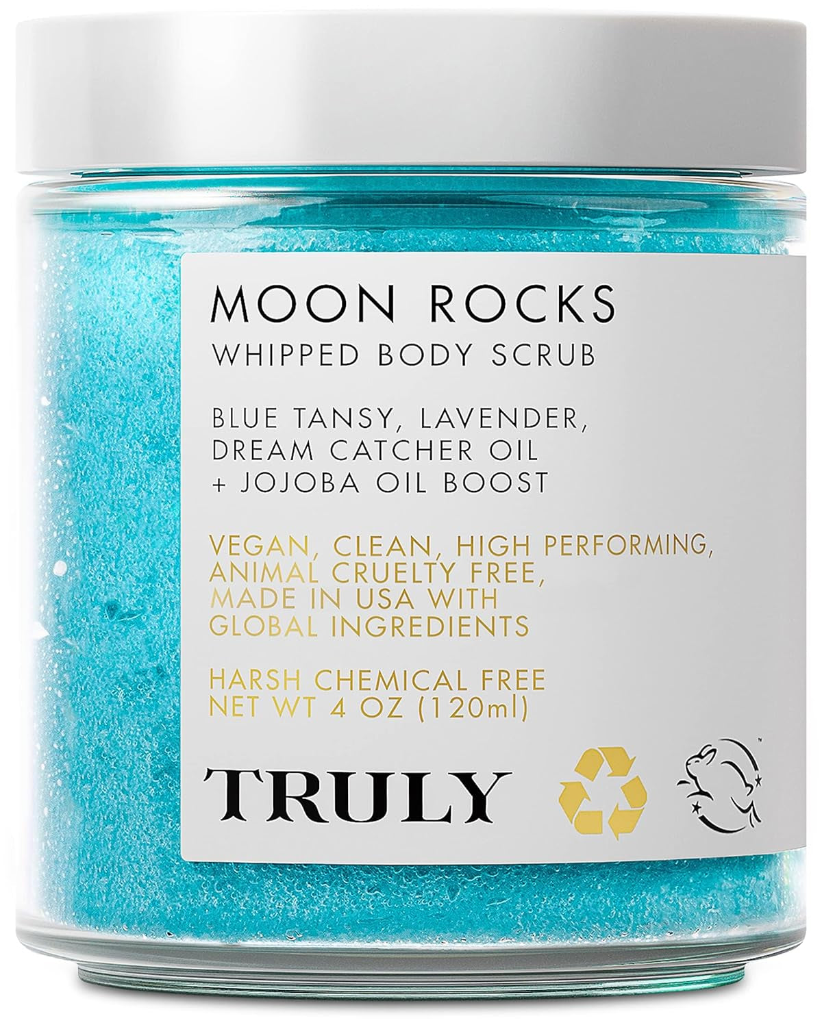 Beauty KP Treatment Moon Rocks Sugar Scrub - Gentle and Fluffy Body Scrubs for Women Exfoliation, Natural Body Scrub - Body Exfoliating Scrub with Vitamin E and Essential Antioxidants.