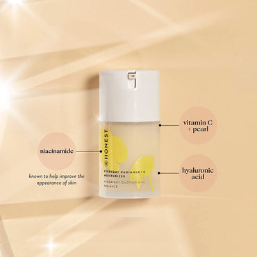 Everyday Radiance Vitamin C Moisturizer | Improves Skin Tone | Vitamin C, Niacinamide, Pearl | EWG Verified, Vegan + Cruelty Free | 1.7 Fl Oz