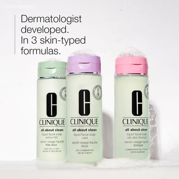 All about Clean Liquid Facial Cleanser Soap
