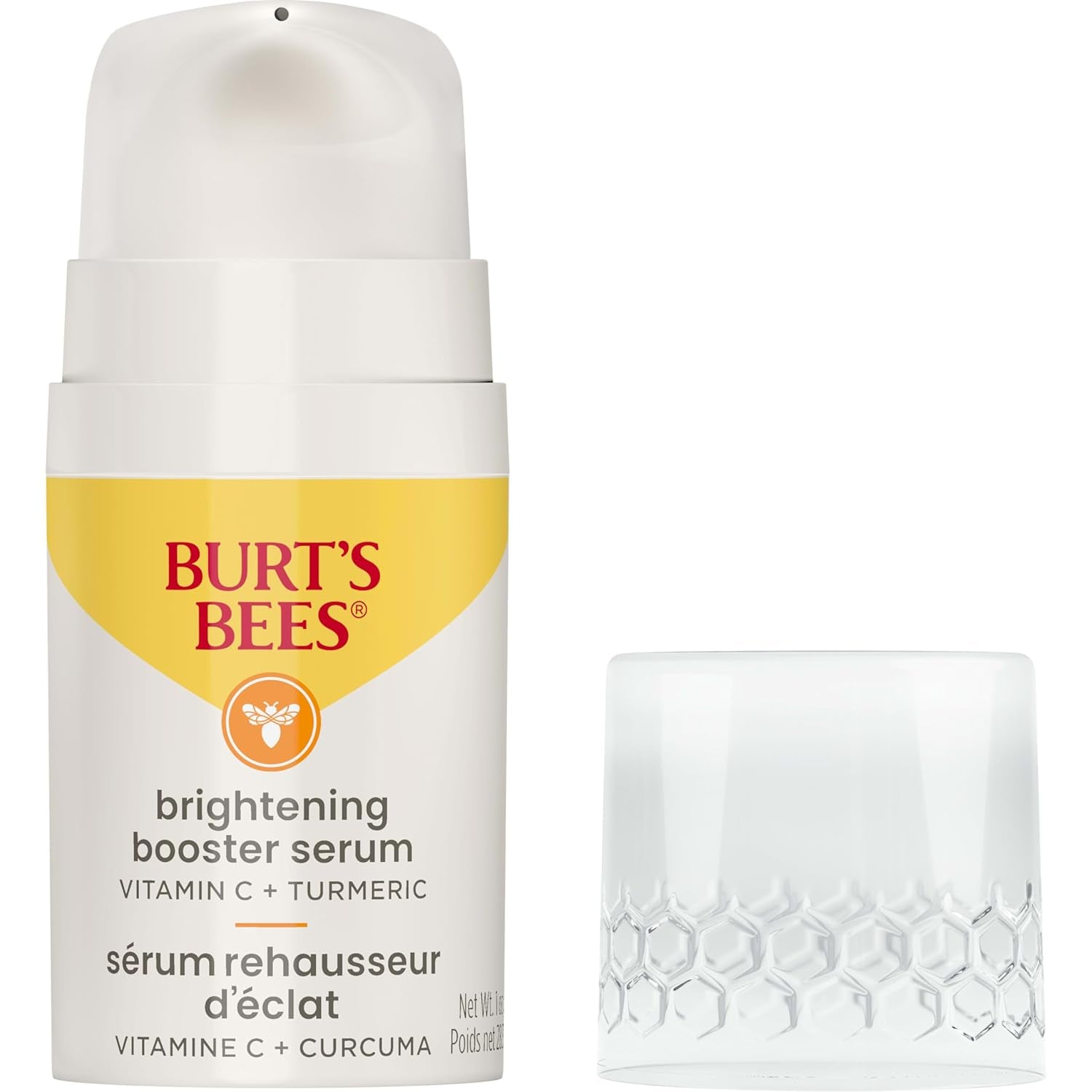 Vitamin C Turmeric Face Serum, Brightens Skin & Visibly Reduces Dark Spots, Fine Lines & Wrinkles, Naturally Hydrating, Lightweight - Brightening Booster Serum (1 Oz)