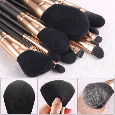® Makeup Brushes Set Professional (12Pcs), Premium Synthetic Powder, Eyeshadow, Blush, Foundation, Blending, Full Face Make up Brushes Set with Holder, Perfect Birthday Gifts for Women.