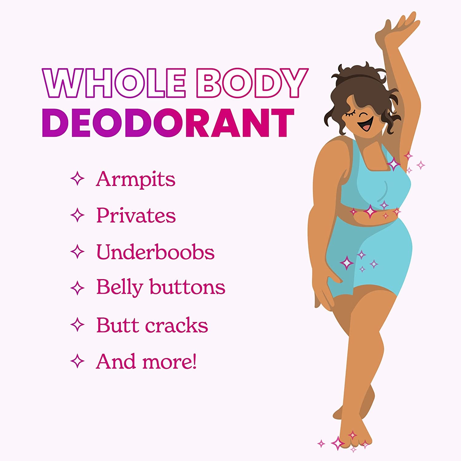 Whole Body Deodorant - Invisible Cream Tube - 72 Hour Odor Control - Aluminum Free, Baking Soda Free, Skin Safe - 3.0 Ounce (Peony Rose)