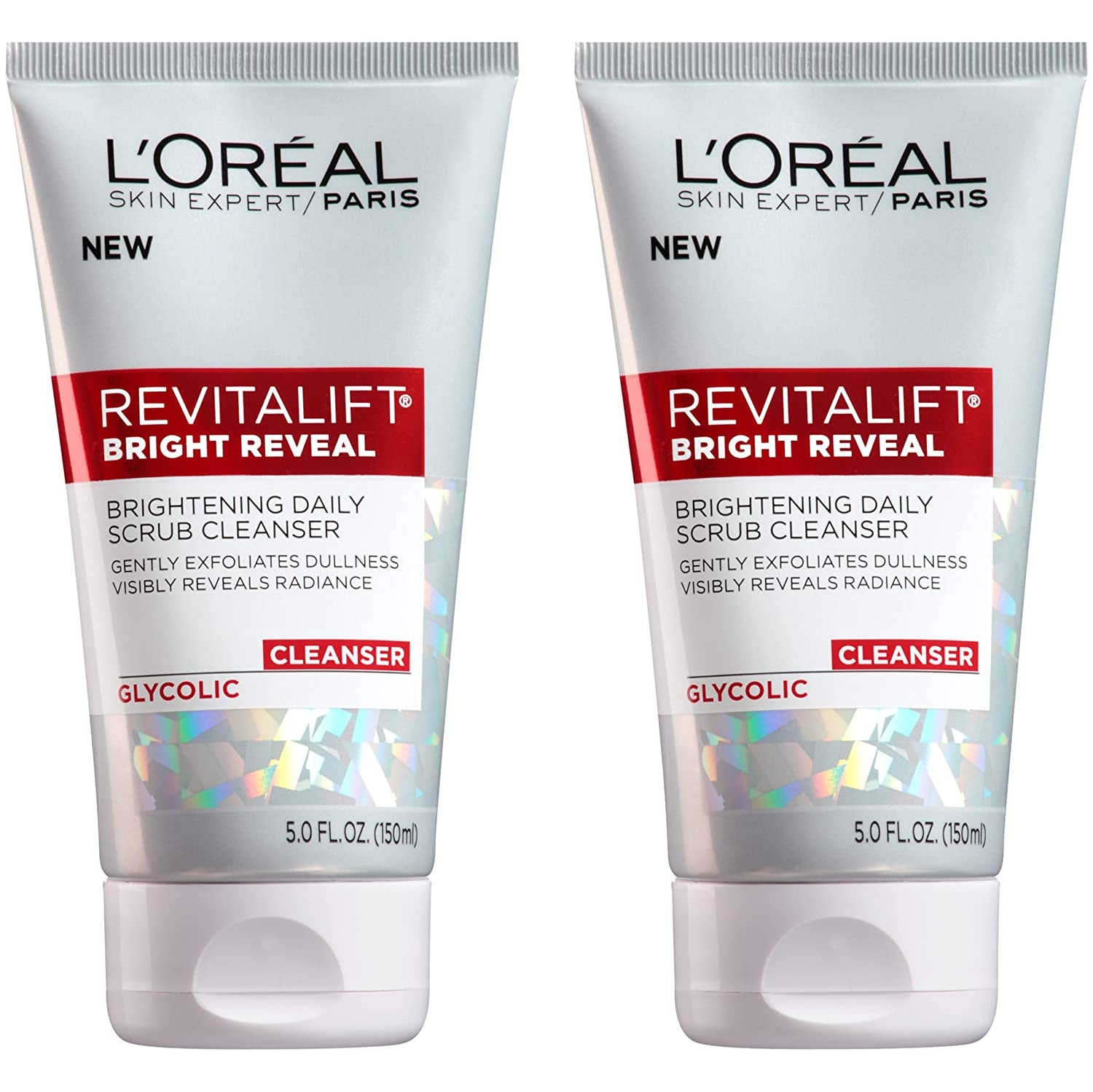 Revitalift Bright Reveal Anti-Aging Facial Cleanser with Glycolic Acid 5 Fl. Oz (Pack of 2)