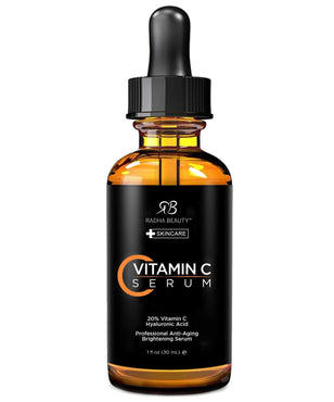 Vitamin C Complete Facial Care Kit - 3-In-1 Anti-Aging Set with Cleanser, Serum, and Moisturizer for Wrinkles, and Dark Spots. Day & Night Brightening Skincare Gift Set