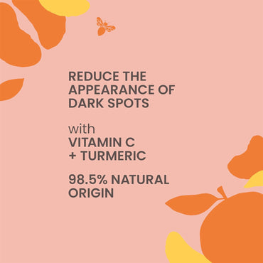 Vitamin C Turmeric Face Serum, Brightens Skin & Visibly Reduces Dark Spots, Fine Lines & Wrinkles, Naturally Hydrating, Lightweight - Brightening Booster Serum (1 Oz)