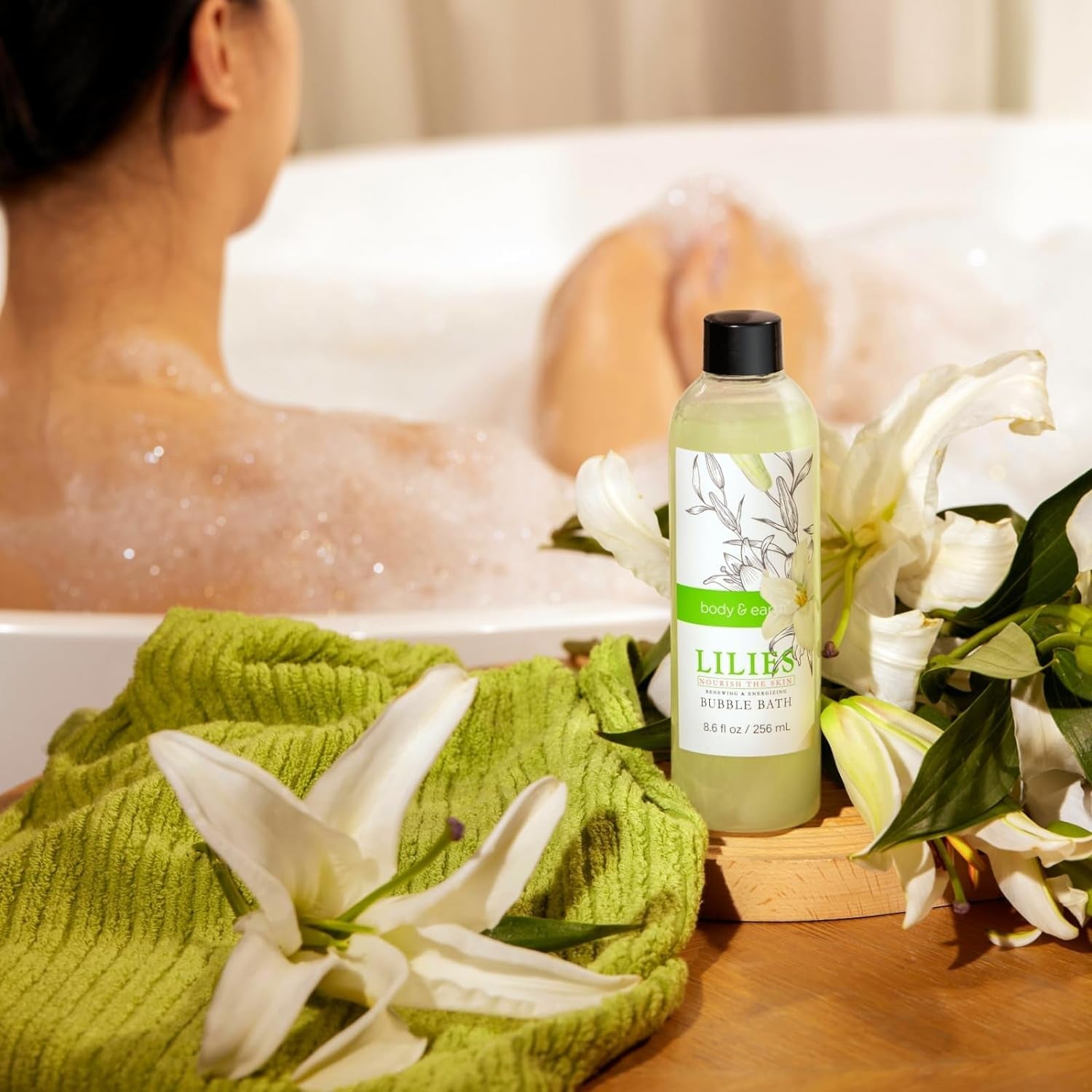 Bath and Body Gift Basket  10 Piece Set Lily Home Spa Set for Women