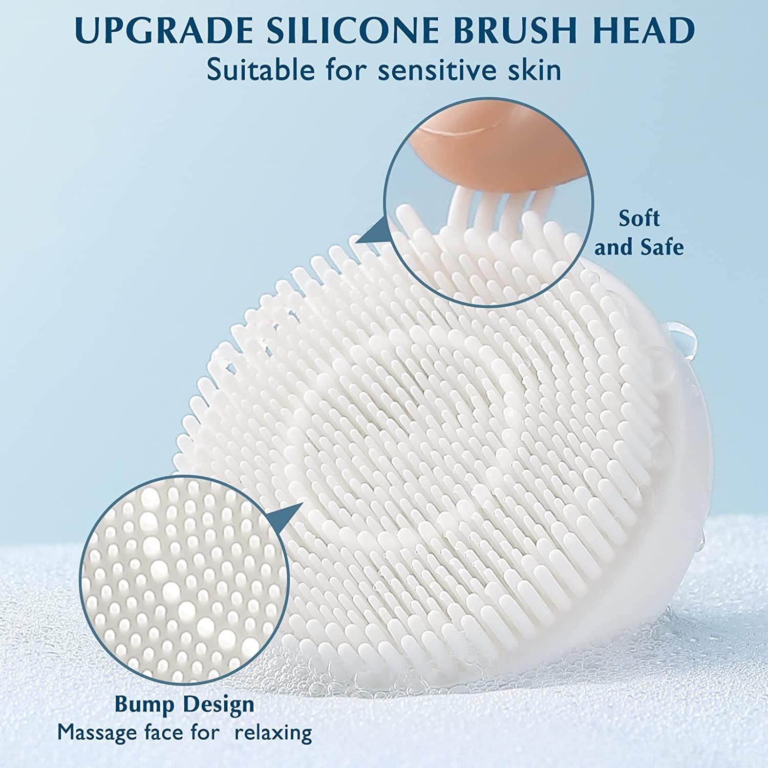 Facial Cleansing Brush Face Scrubber:  3 In1 JBK-D Electric Exfoliating Spin Cleanser Device Waterproof Deep Cleaning Exfoliation Rotating Spa Machine - Electronic Skin Care Wash Spinning
