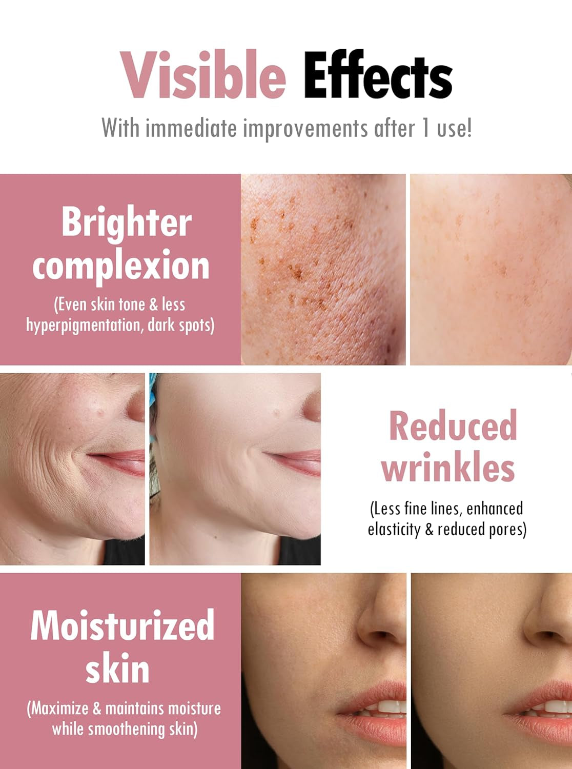 Wrinkle Bounce Skin Fit Blending Korean Essence | Daily Face Moisturizer for Dry Skin & Combination | Hydrating Face Moisturizer Skin Essence Water Face Care for Women & Men 1.01 Fl Oz