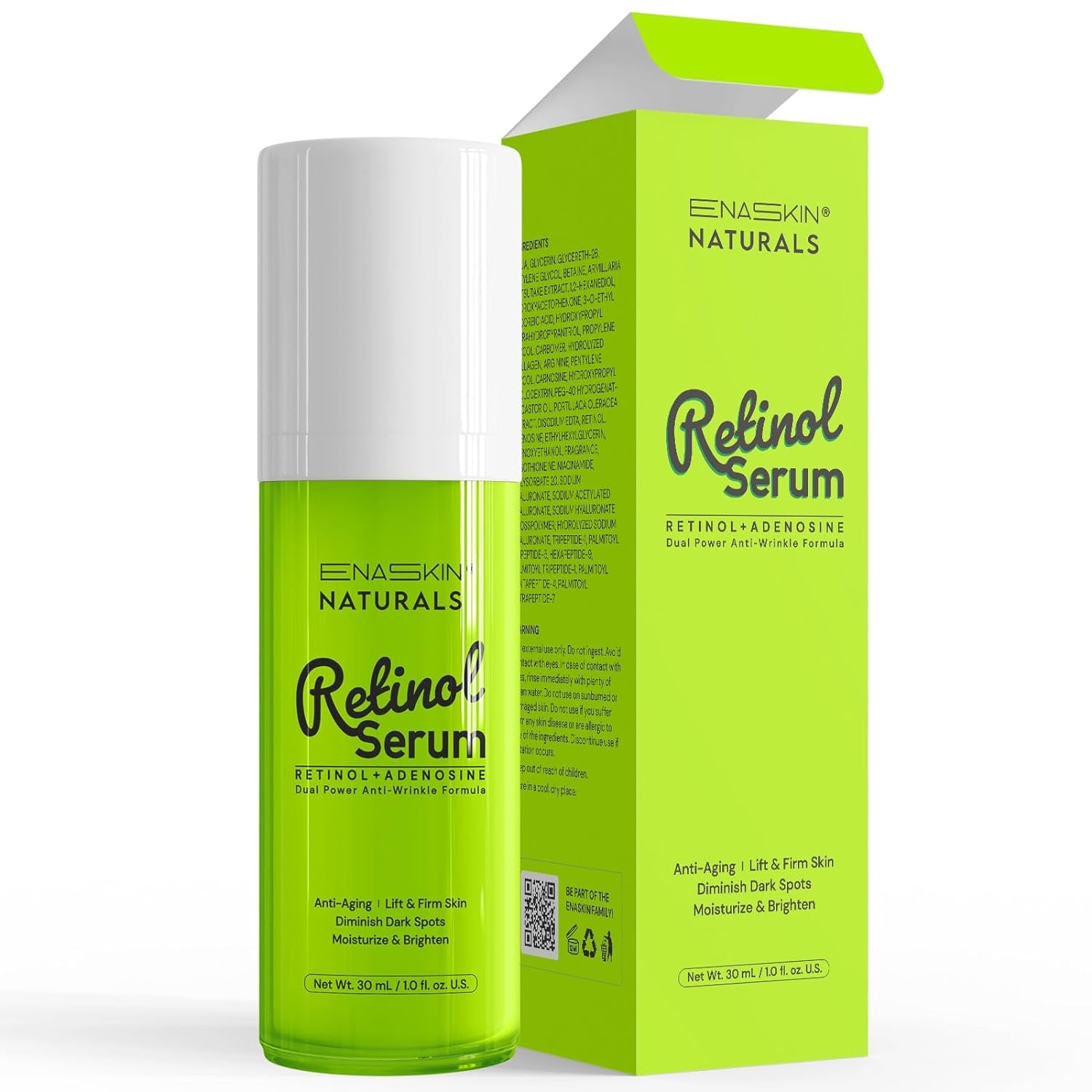 Anti Aging Retinol Facial Serum:  Serum for Face - Wrinkles Reducer Treatment with Retinol & Collagen & Hyaluronic Acid & Nicotinamide, Brightening & Firming Skincare Lotion