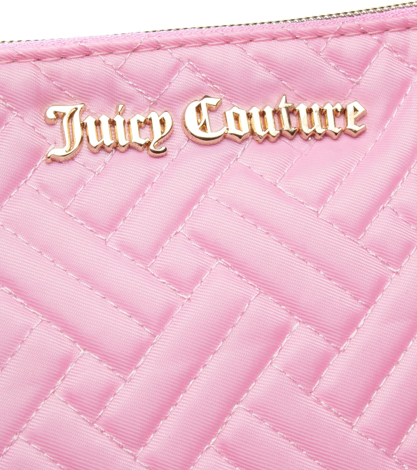 Women'S Cosmetics Bag - Travel Makeup and Toiletries Top Zip Wedge Pouch, Size One Size, Quilted Pebble