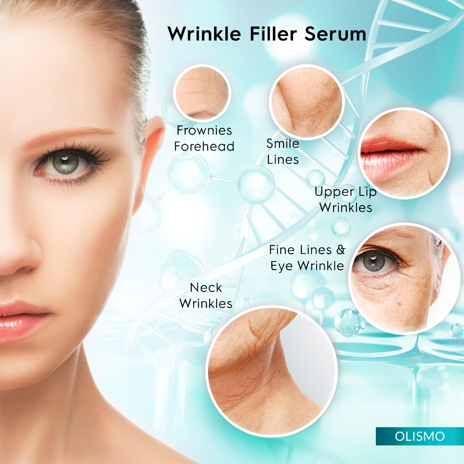Rapid anti Wrinkle Serum, Advanced Wrinkle Cream for Women, Face Lift Cream, Instant Wrinkle Remover for Face, Eye Bag and Neck, Wrinkle Cream for Face Deep Wrinkles
