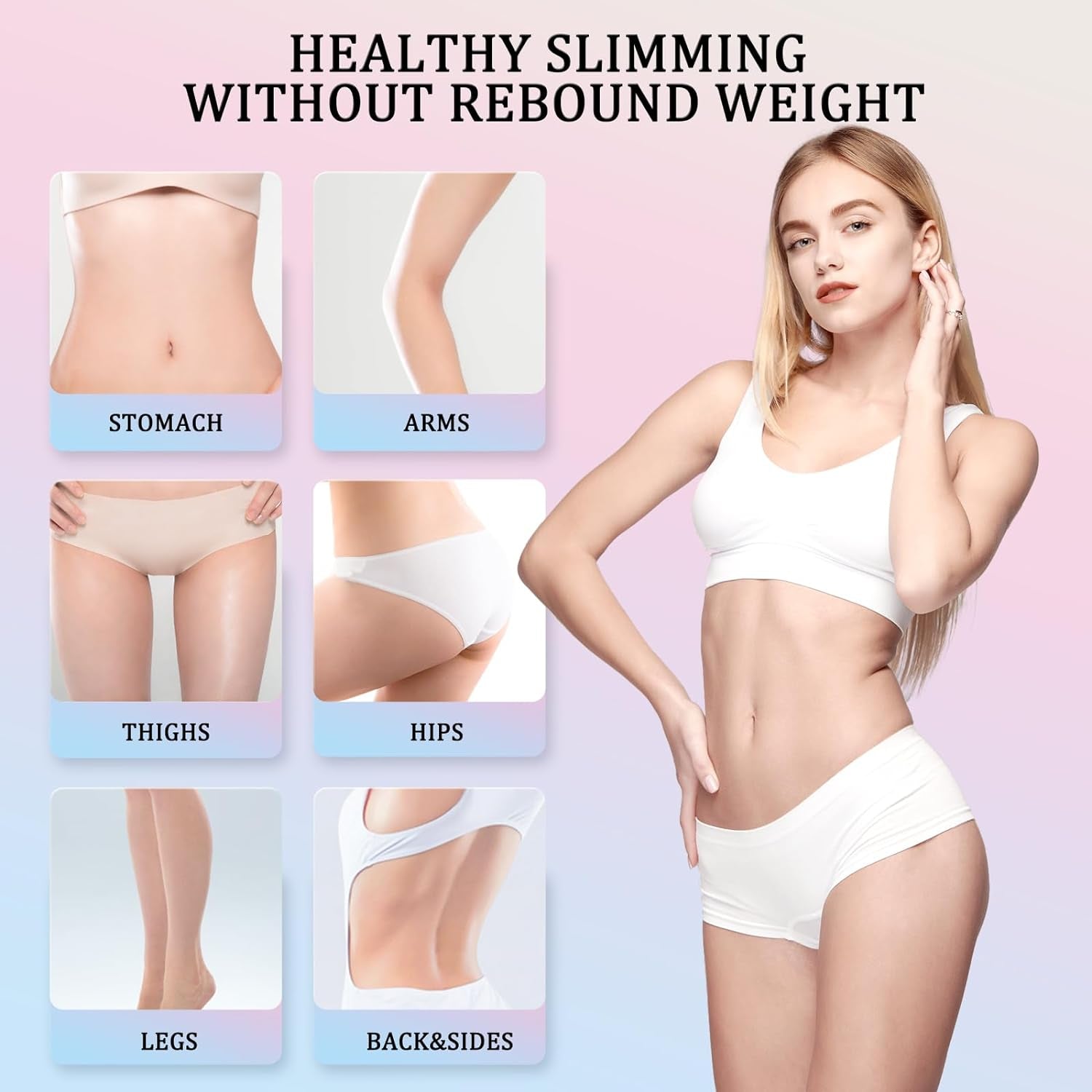B Flat Belly Firming Cream - Moisturizing,Firming for Stomach, Thighs and Butt, Body Lotion for Women and Men, 125+5ML