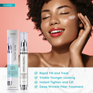 Rapid anti Wrinkle Serum, Advanced Wrinkle Cream for Women, Face Lift Cream, Instant Wrinkle Remover for Face, Eye Bag and Neck, Wrinkle Cream for Face Deep Wrinkles